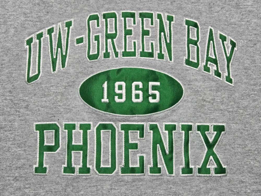 Jerzees Nublend UW-Green Bay Phoenix 1965 Grey Sweatshirt Size S